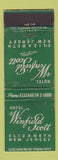 Matchbook Cover - Hotel Winfield Scott Elizabeth NJ WEAR
