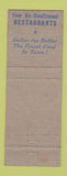 Matchbook Cover - Hotel Commodore New York City