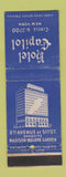 Matchbook Cover - Hotel Capitol New York City