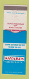 Matchbook Cover - Savarin Restaurants Kentucky Fair Expo Center