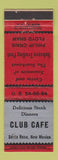 Matchbook Cover - Club Cafe Santa Rosa NM Route 66