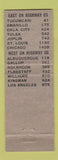 Matchbook Cover - Club Cafe Santa Rosa NM Route 66