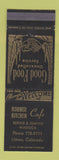 Matchbook Cover - Korner Kitchen Cafe Limon Colorado Bernie Waddick