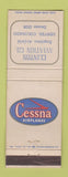 Matchbook Cover - Cessna Airplanes Clinton Aviation Denver Colorado Stapleton