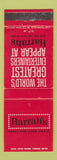 Matchbook Cover - Harrah's Casino Reno Lake Tahoe CA WEAR