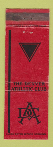 Matchbook Cover - Denver Athletic Club Colorado WEAR