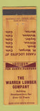 Matchbook Cover - Warren Lumber Fort Morgan Brush Merino Colorado WEAR