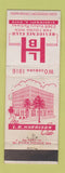Matchbook Cover - LB Harrison Club Cincinnati OH