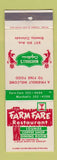 Matchbook Cover - Farm Fare Restaurant Greeley Colorado WEAR