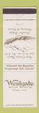 Matchbook Cover - Westgate Motor Hotel Calgary AB