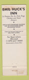 Matchbook Cover - Huck's Detroit MI