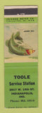 Matchbook Cover - Tool Service oil gas Indianapolis IN pen offer