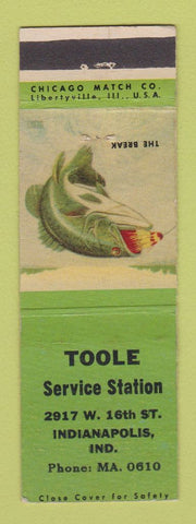 Matchbook Cover - Tool Service oil gas Indianapolis IN pen offer