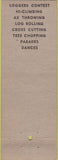 Matchbook Cover - Franceschi's Cafe Bar Fort Bragg CA