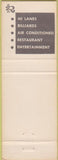 Matchbook Cover - Rosmoor Bowling Los Alamitos CA billiards