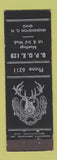 Matchbook Cover - Elks Lodge Washington Court House OH MERCHANTS