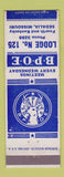 Matchbook Cover - Elks Lodge Sedalia MO