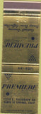 Matchbook Cover - Premier Bowling Lanes Santa Fe Springs CA