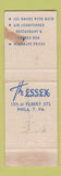 Matchbook Cover - Essex Hotel Philadelphia PA