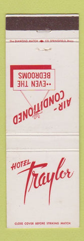 Matchbook Cover - Hotel Traylor Allentown PA