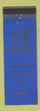 Matchbook Cover - Colonial Inn Philadelphia PA WEAR