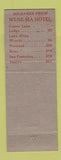 Matchbook Cover - Wi Ne Ma Hotel Klamath Falls OR