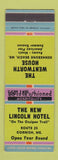 Matchbook Cover - New Lincoln Hotel Cornish ME Kennebunk Beach ME