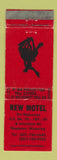 Matchbook Cover - New Motel Evanston WY WEAR