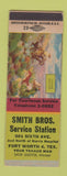 Matchbook Cover - Smith Bros Texaco oil gas Fort Worth TX