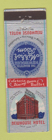 Matchbook Cover - Newhouse Hotel Salt Lake City UT