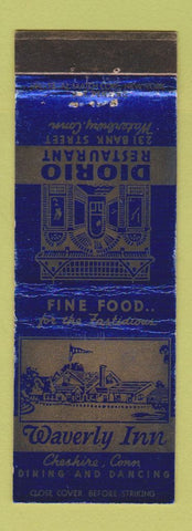 Matchbook Cover - Waverly Inn Cheshire CT Waterbury WEAR