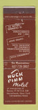 Matchbook Cover - Huck Finn Motel Horseheads NY