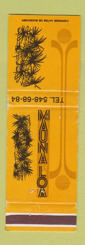 Matchbook Cover - Maunaloa San Jeronimo Mexico