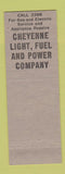 Matchbook Cover - Hospitality House Cheyenne? WY