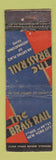 Matchbook Cover - The Brass Rail New York City feature WORN