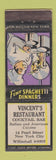 Matchbook Cover - Vincent's Restaurant New York City Italian