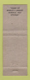 Matchbook Cover - Rainbow Court Motel Thermopolis WY low phone #