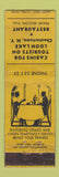 Matchbook Cover - Cabins Loon Lake Chestertown NY restaurant WEAR