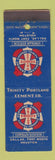 Matchbook Cover - Trinity Portland Cement Dallas Fort Worth Houston TX