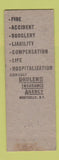 Matchbook Cover - Rhulen Insurance Agency Monticello NY