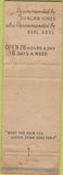 Matchbook Cover - Earl Abel's  restaurant San Antonio TX WEAR