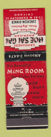 Matchbook Cover - Hoe Sai Gai Chinese Restaurant Chicago IL