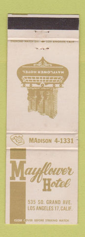 Matchbook Cover - Mayflower Hotel Los Angeles CA