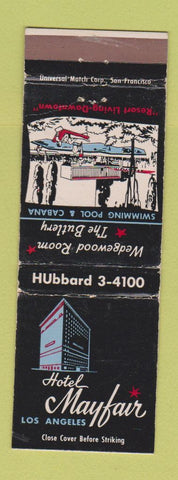 Matchbook Cover - Hotel Mayfair Los Angeles CA WEAR