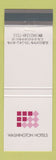 Matchbook Cover - Washington Hotels Japan?