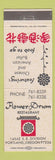 Matchbook Cover - Flower Drum Restaurant Portland OR Chinese