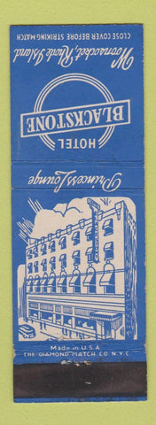 Matchbook Cover - Hotel Blackstone Woonsocket RI