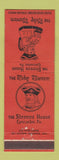 Matchbook Cover - Toby Tavern Lancaster PA Stevens House