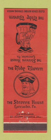 Matchbook Cover - Toby Tavern Lancaster PA Stevens House