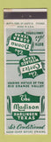 Matchbook Cover - Madison Hotel Harlingen TX Donna Weslaco
